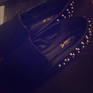 Spiked loafers