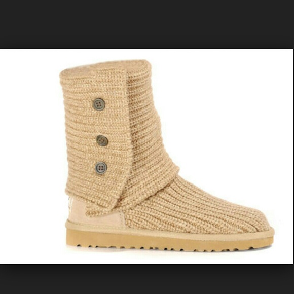 Sand crochet uggs. Authentic.