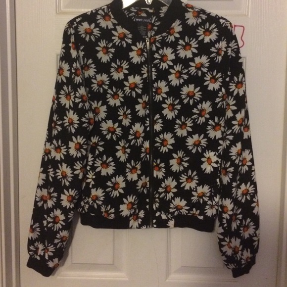 Flower print jacket