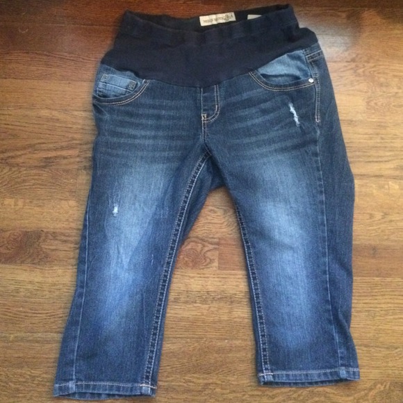 Paris blues medium maternity Capri