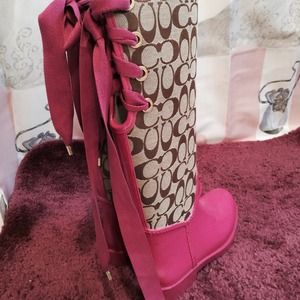 FLASH SALE! Coach boots. Worn twice. Make offer!