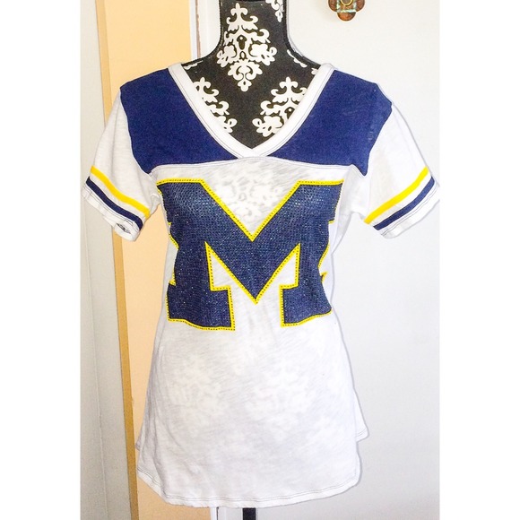 Rhinestone Michigan Tee