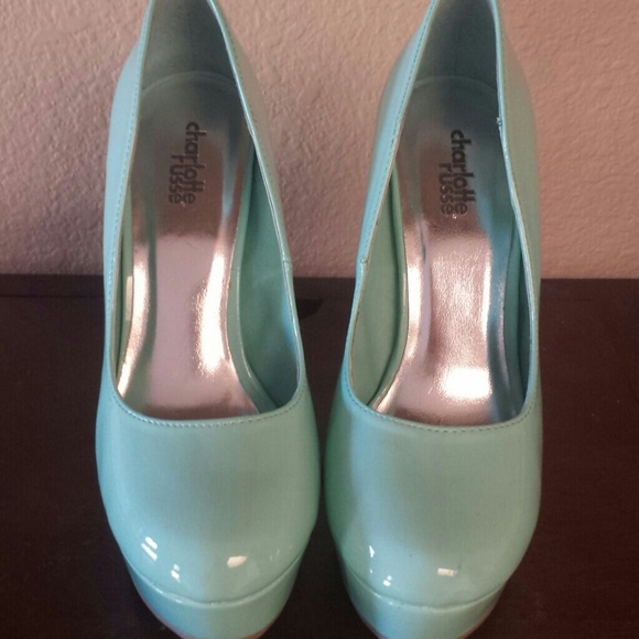 Aqua Tiffany Blue stilettos