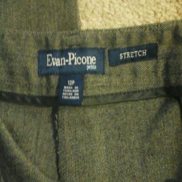 SOLDLOWEST PRICE--Timeless grey Evan Picone slacks - Picture 2 of 2