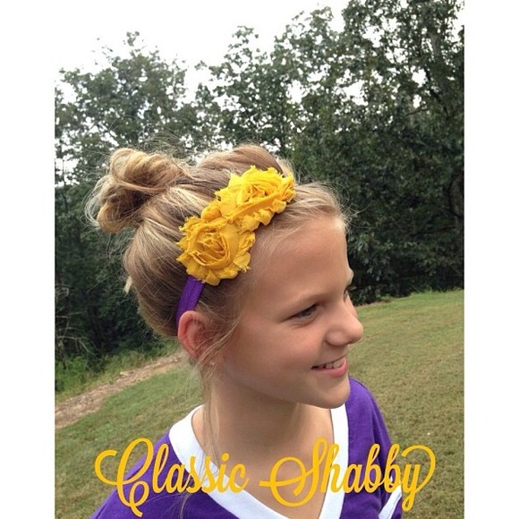 Purple and yellow headbandsofhope