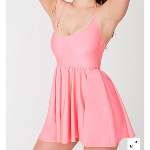 American Apparel Nylon Tricot Figure Skater Dress