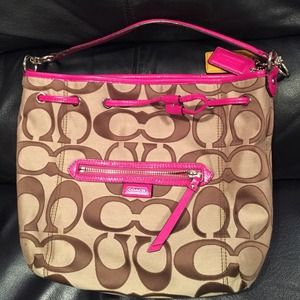 Fuscia coach purse!