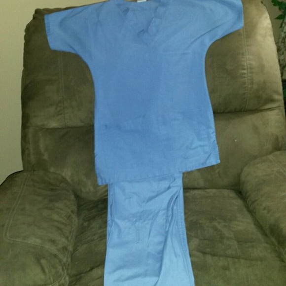 Light blue scrubs