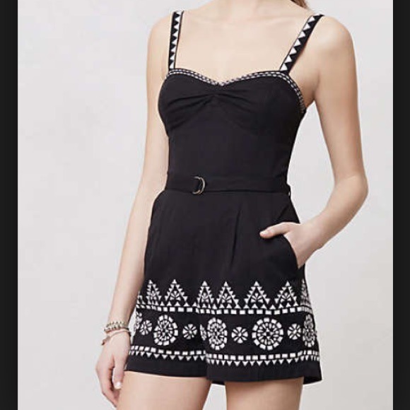 Anthropologie Dresses & Skirts - NWOT Anthropologie Embroidered Romper
