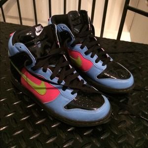 Nike Dunks in patent leather