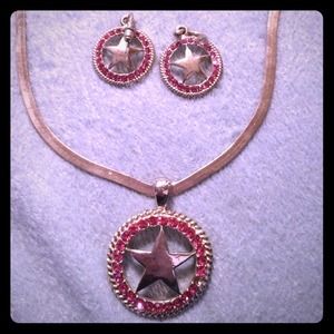 Necklace and earring set