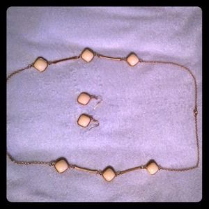 Necklace and earring set