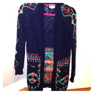 Navy blue Sweater Cardigan