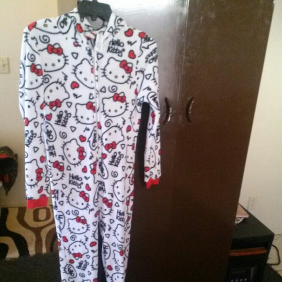 Forever 21 Hello kitty one piece body fleece