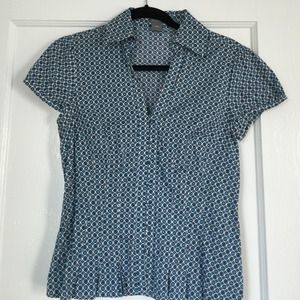 Ann Taylor short sleeved blouse