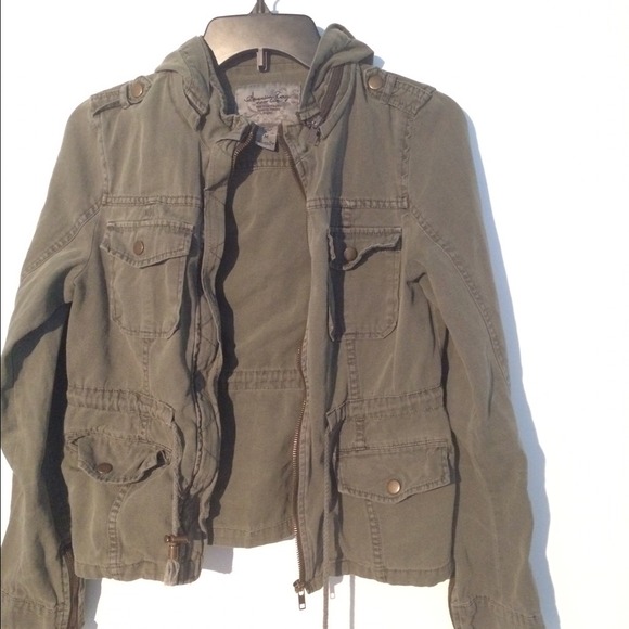 Army green jacket