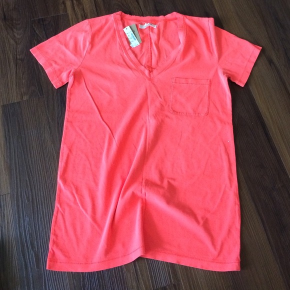 Madewell Tops - Bright coral tshirt