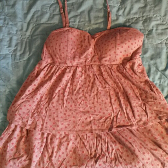 Polka Dot Top with Removable Straps