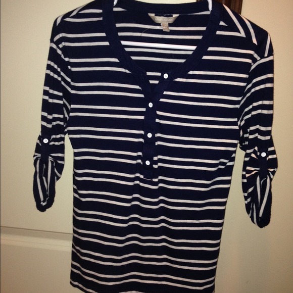 🚫Sold bundle Striped 3/4 sleeve Banana Republic