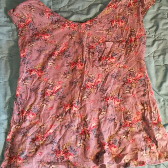 Purple Floral Top