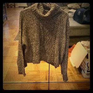 Brown Turtleneck Sweater