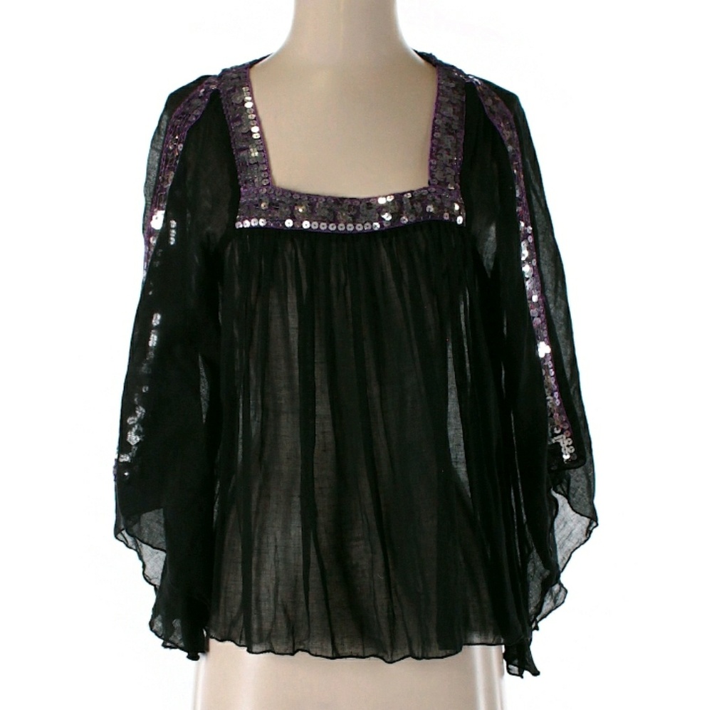 * Like-New FREE PEOPLE Hippie Chic Blouse - XS *