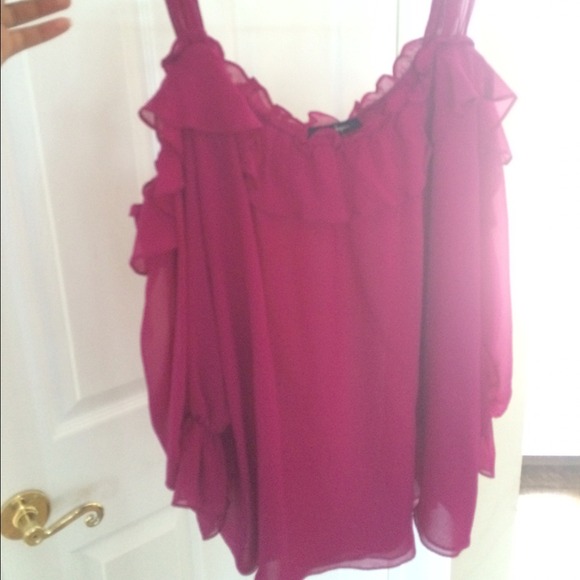 Magenta blouse