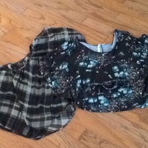 Two poncho type tops