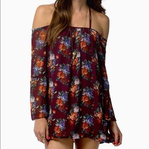 Floral off the shoulder Tobi dress