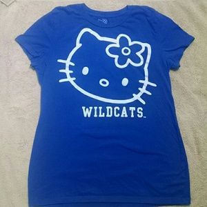Wildcats hello kitty t-shirt