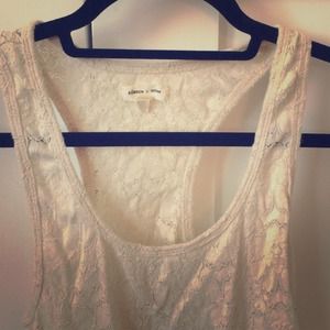 Lace tank top from Urban Outfitters