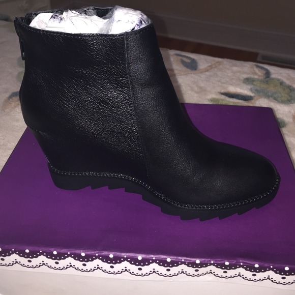 Brand new black booties