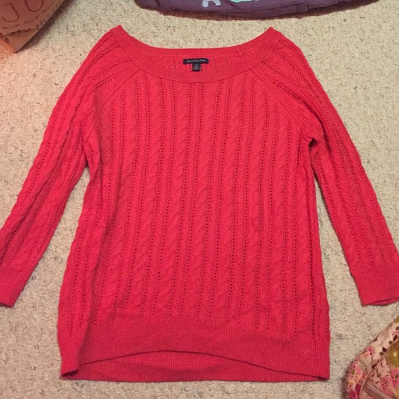 Red American Eagle Sweater