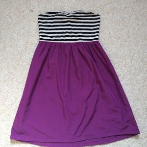Roxy stripped tube dress