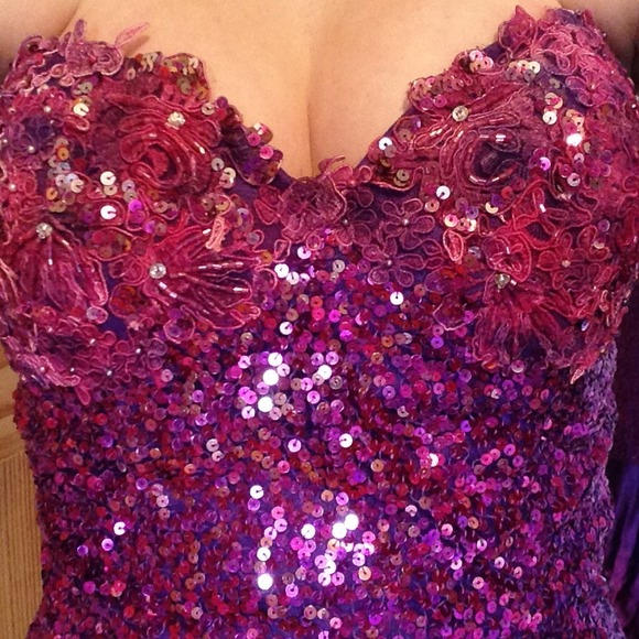 Mermaid style prom dress