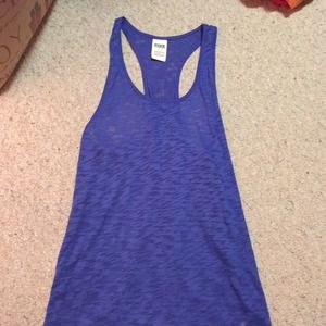 Blue tank top from VS' PINK!