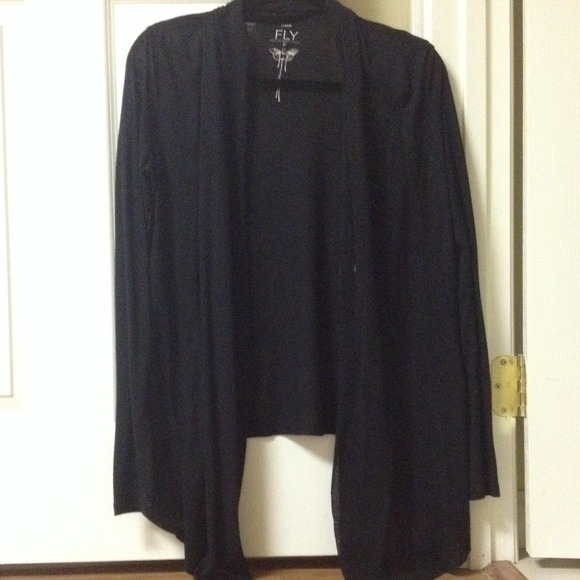 Thin Black Cardigan