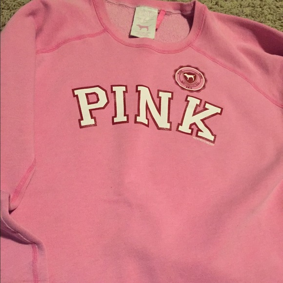 VS pink crewneck