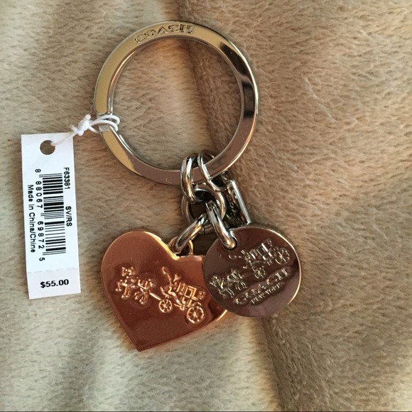 Coach keychain new style BNWT