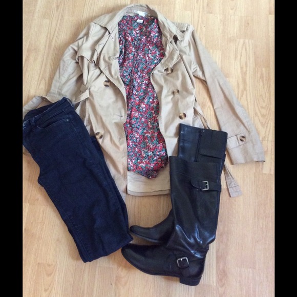 J Crew Printed Button Up