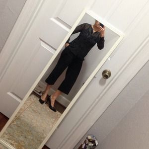 Ann Taylor Black dress Capri pants