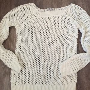 Madewell white layering sweater