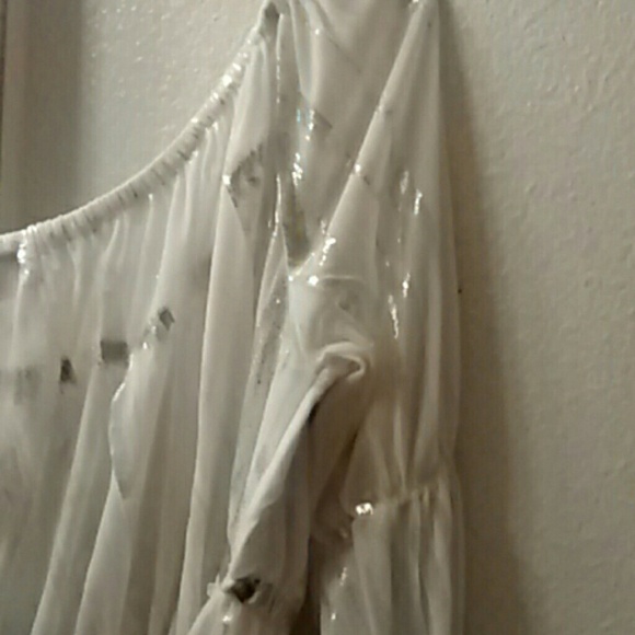 White/sliver majestic top - Picture 2 of 4