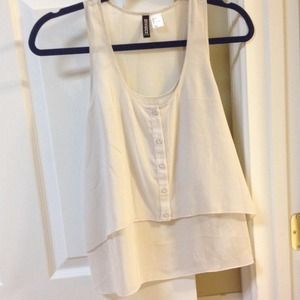 Flowy Cream Top