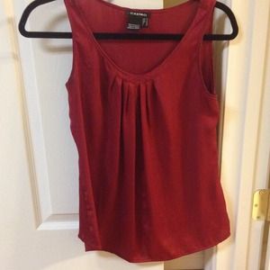 Red Silky Top