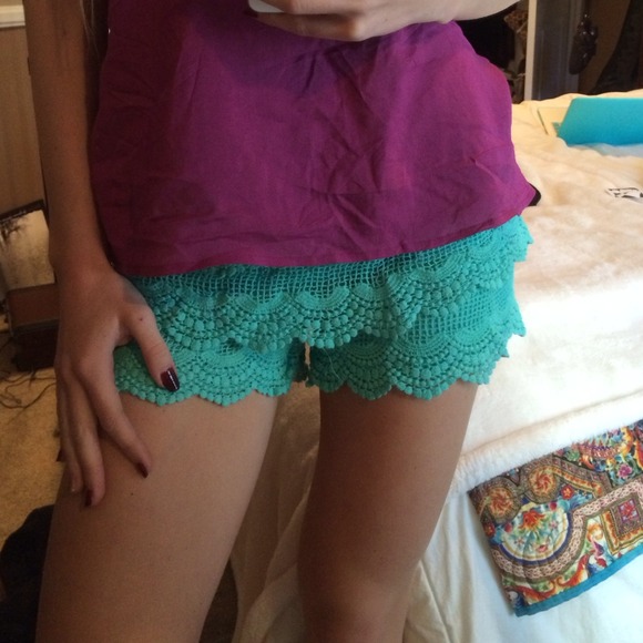 Lace shorts