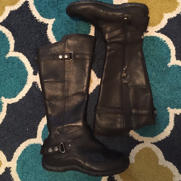 Never Worn Leather North Face Boots