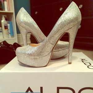 Silver heels