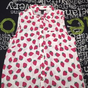 Forever 21 strawberry shirt!