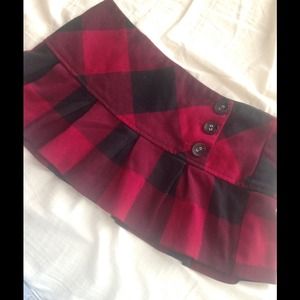 Plaid miniskirt